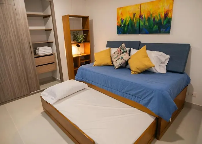 Verde Moderno Y Hermoso Apartamento